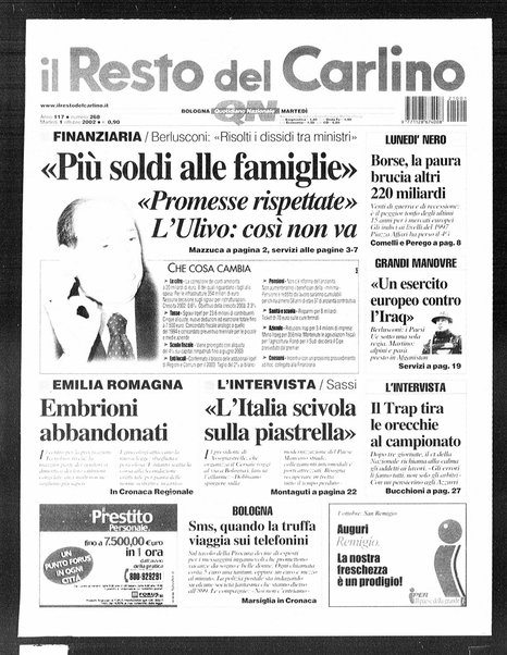 Il Resto del Carlino : giornale dell'Emilia